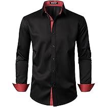 Amazon.com: JEMITOP Men's Stretch Multi-Use Dress Shirts